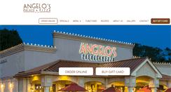 Desktop Screenshot of angelospalacepizza.com
